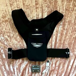 Free Train Black Running Vest One Size for Men and Women